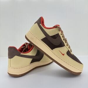 Nike Air Force 1 '07 Light British Tan Cacao Wow -Brand New [hq3447-222] size 10